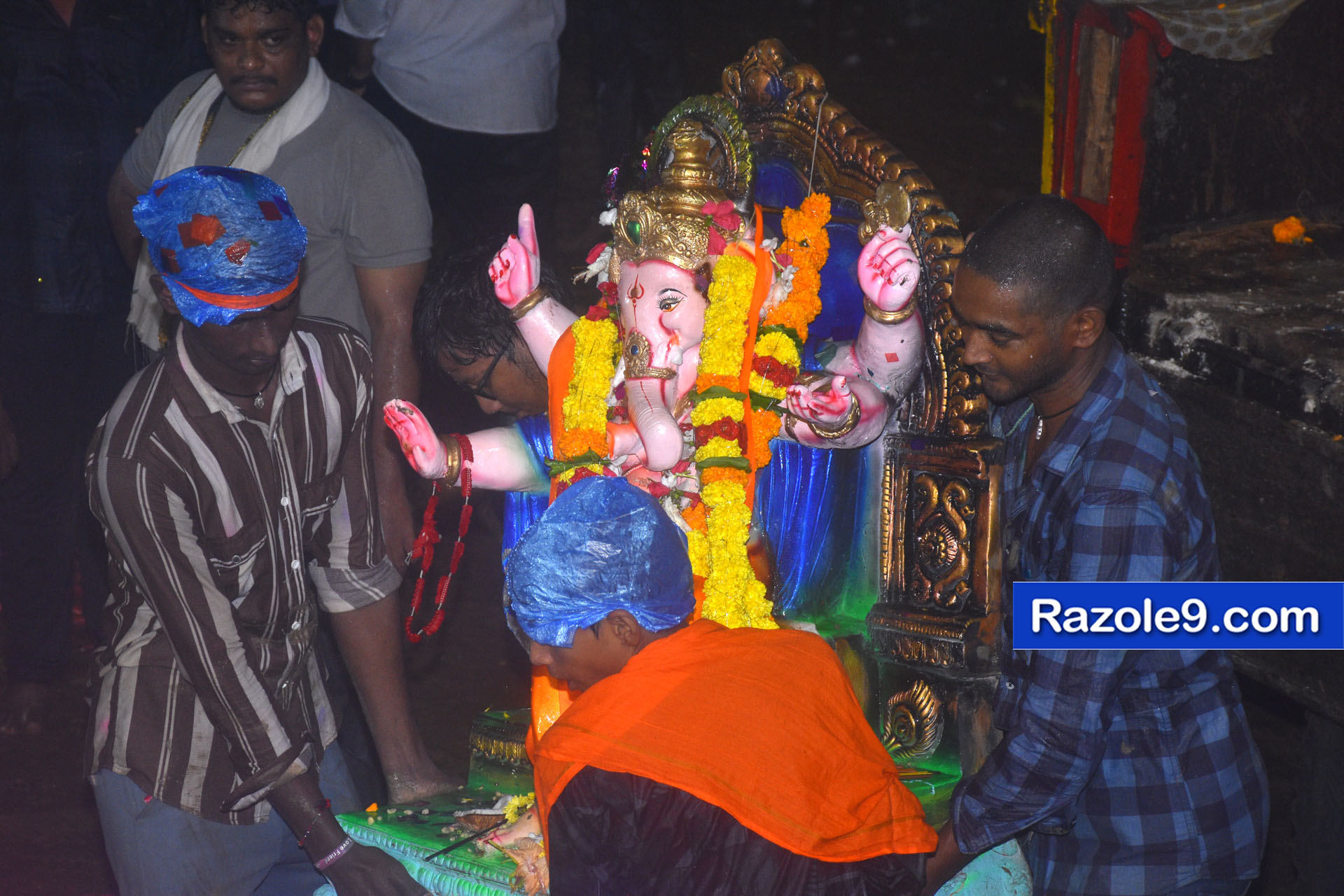 Razole Taluka Ganesh Nimajjanam